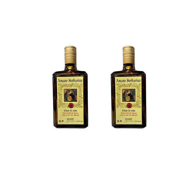 Amaro Herbarius - Elisir di Erbe - antica ricetta dei monaci a base di sole erbe officinali - 700 ml