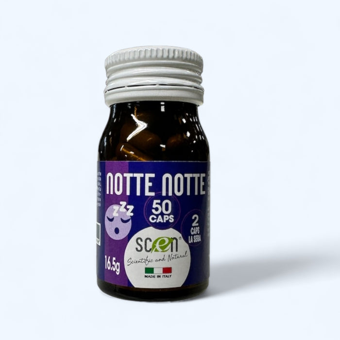 Notte Notte - Scen - Integratore 100% Naturale per favorire il riposo notturno ed il rilassamento